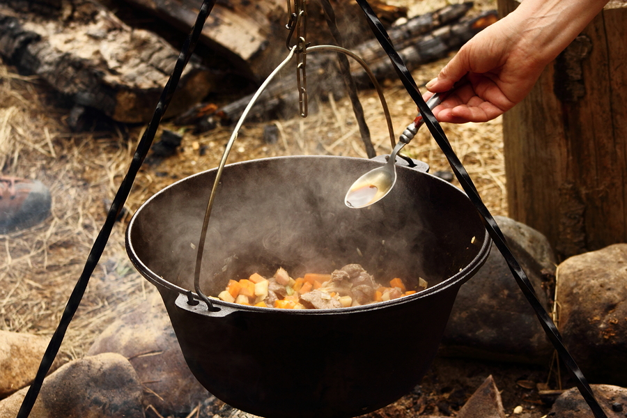 Caldron On Fire