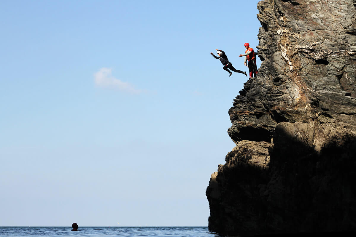 coasteering